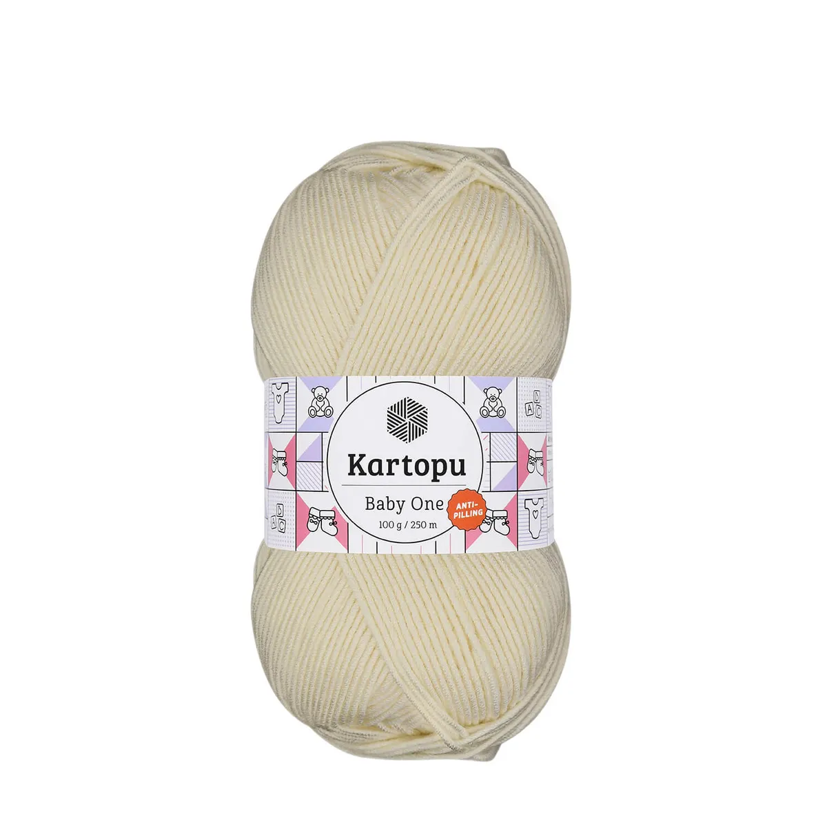 Kartopu Baby One El Örgü İpi KREM K025