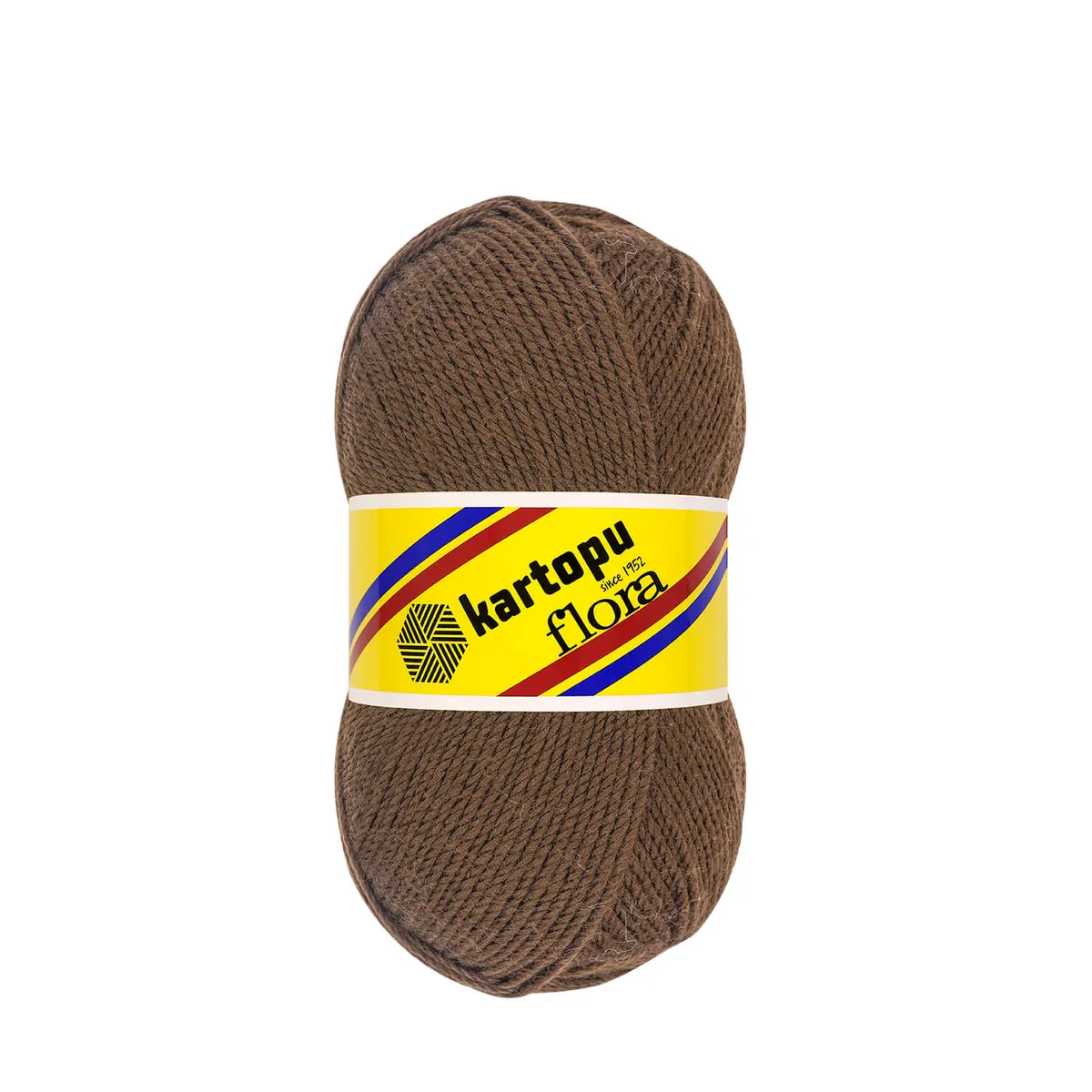 Kartopu Flora El Örgü İpi KAHVERENGİ - K890