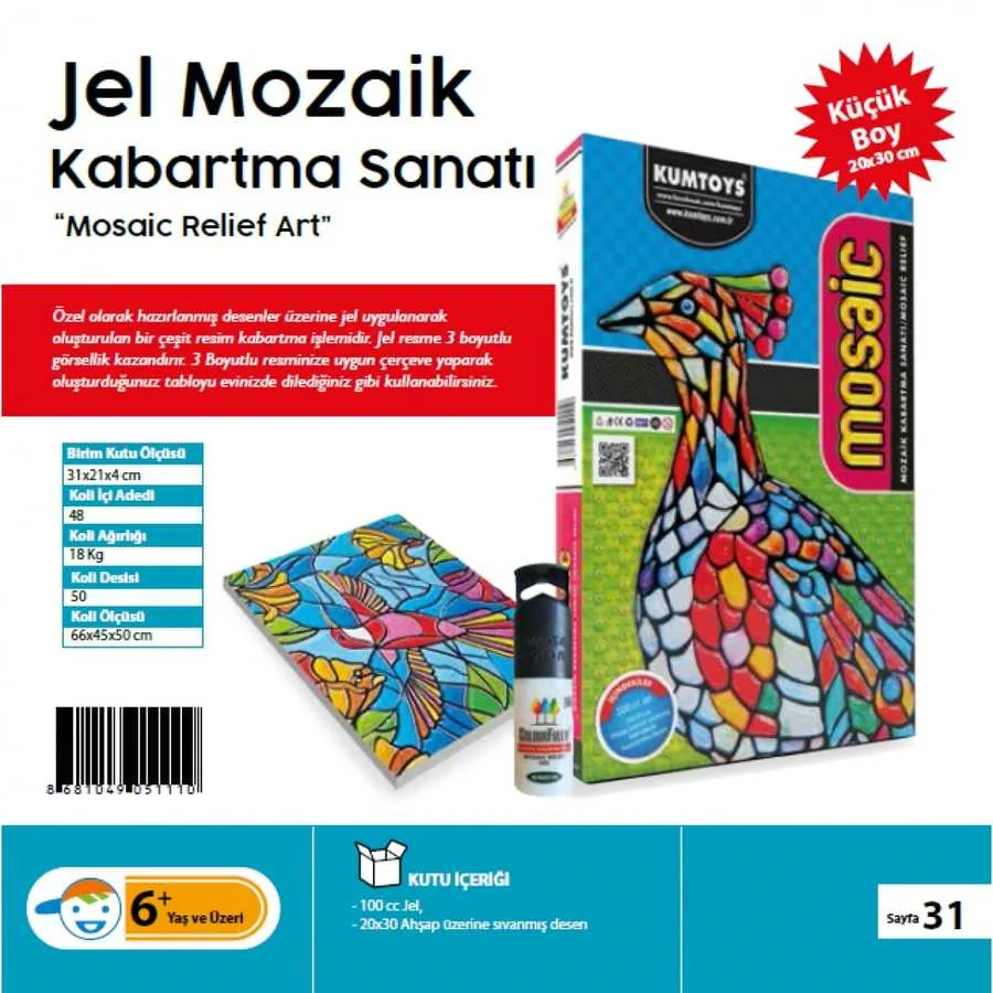 Kumtoys - Kumtoys Jel Mozaik Kabartma Sanatı