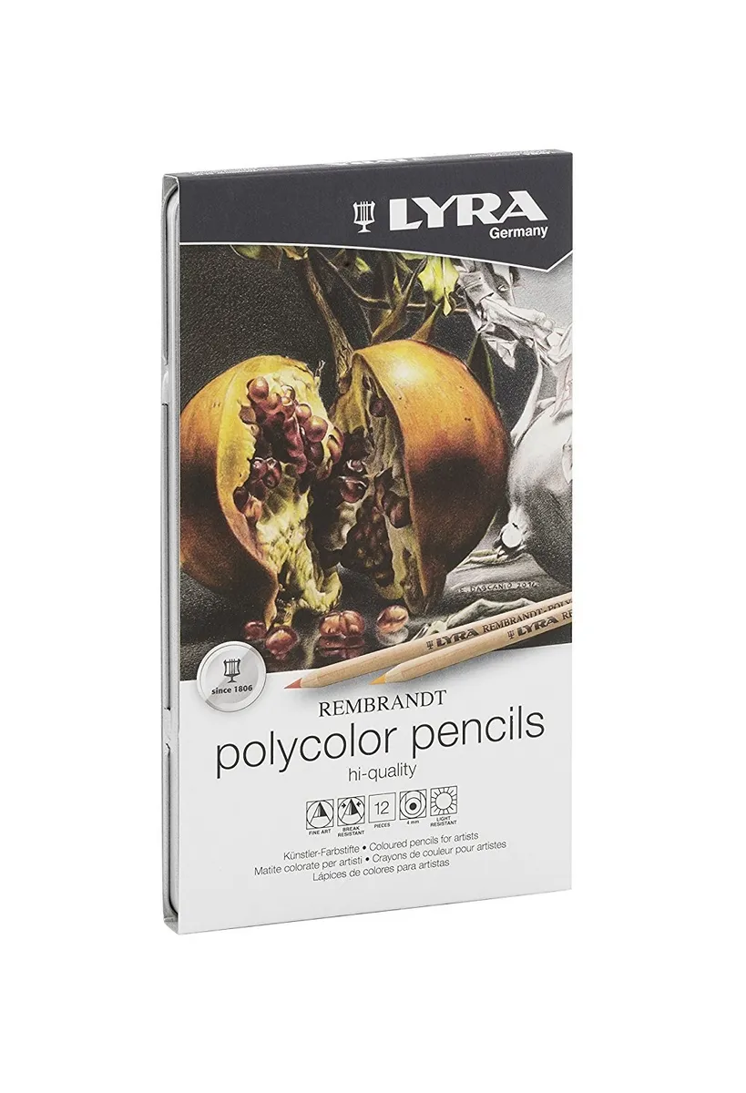 Lyra Rembrandt Polycolor Kuru Boya Kalemi 12'li Set