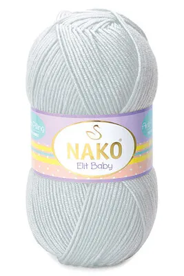NAKO - Nako Elit Baby El Örgü Bebek AÇIK GRİ 4672