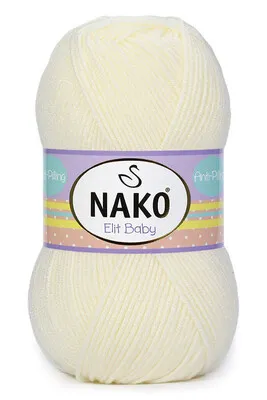 Nako Elit Baby El Örgü Bebek KREM 300 - 1