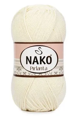 NAKO - Nako Pırlanta Örgü İpi KREM 6730