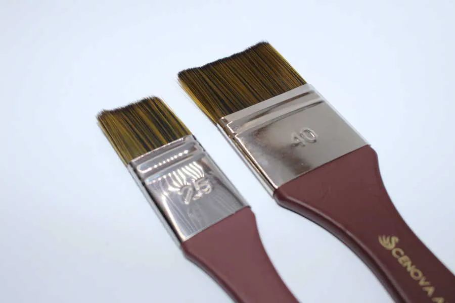 Nil Art 515 Sentetik İpek Düz Zemin Fırça N:4 - 1