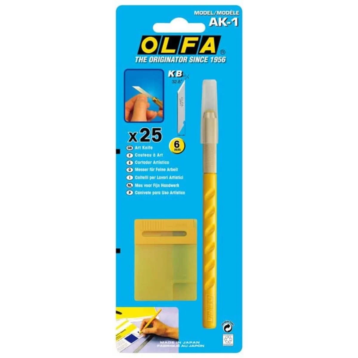 Olfa - Olfa Kretuar Bıçağı x25 Yedek Uçlu AK-1