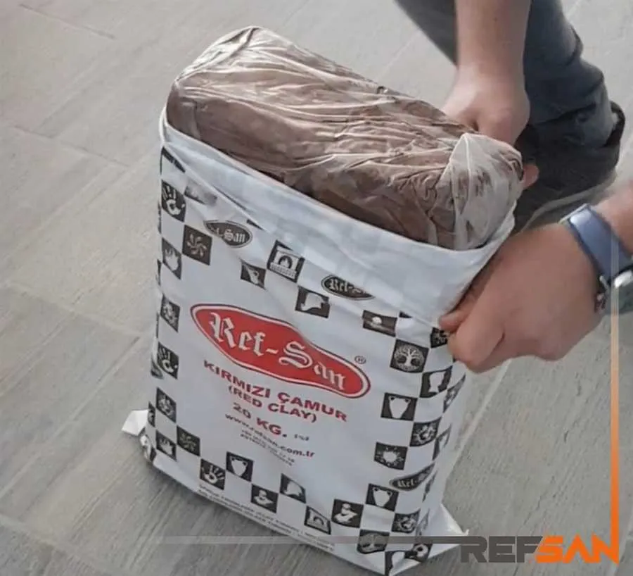 REFSAN - Refsan Kırmızı Çamur 20 kg,