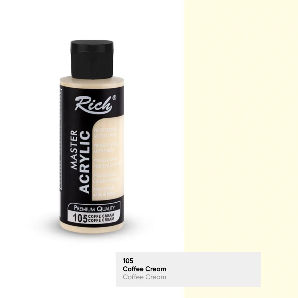 Rich Akrilik Boya - 105: COFFE CREAM 120cc - 1