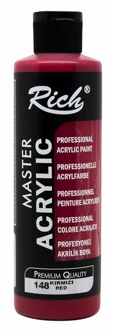 Rich Akrilik Boya - 148:KIRMIZI 240cc