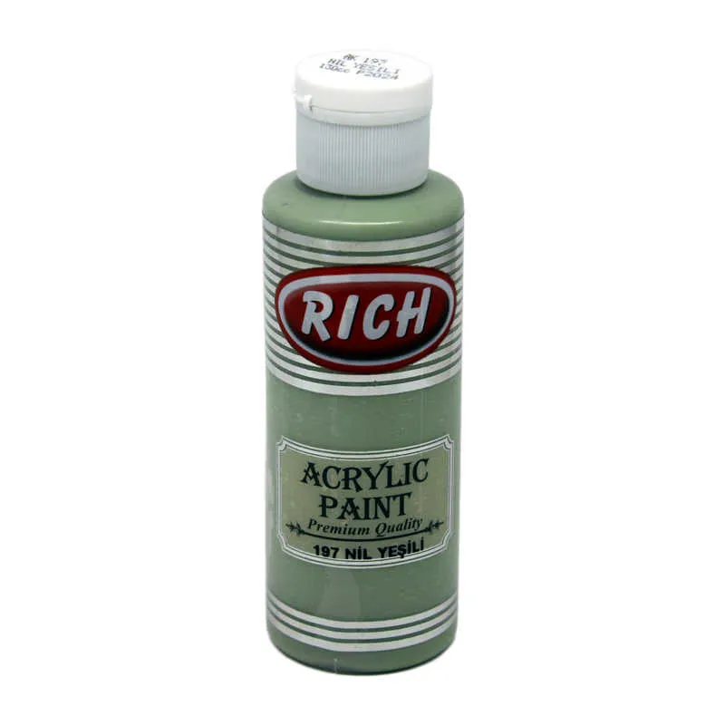 Rich - Rich Akrilik Boya - 197:NİL YEŞİLİ 120cc