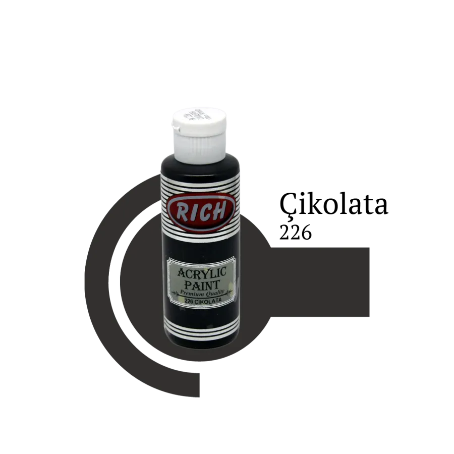 Rich Akrilik Boya ÇİKOLATA/226 60cc - 1