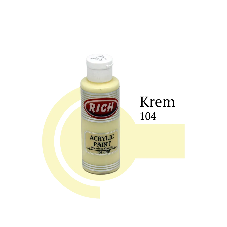 Rich Akrilik Boya KREM/104 60cc