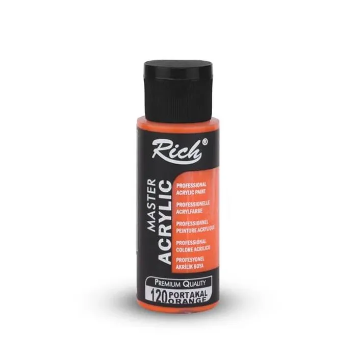 Rich Akrilik Boya PORTAKAL/120 60cc - 1