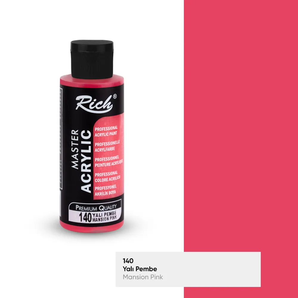 Rich Akrilik Boya YALI PEMBE/140 120cc - 1