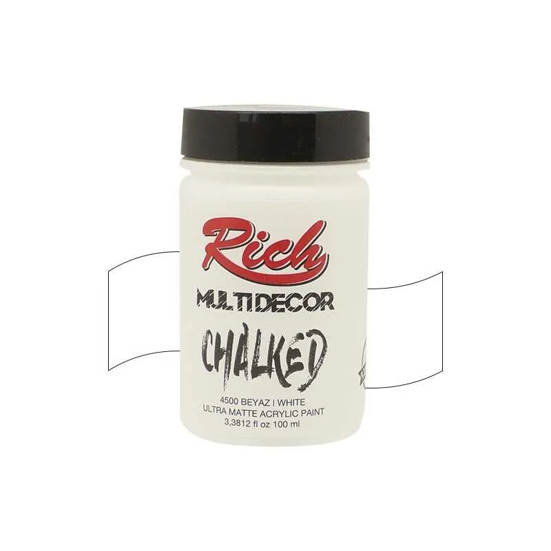 Rich - Rich Multi Decor Chalked – 4500:BEYAZ 100ml