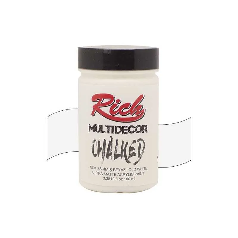 Rich - Rich Multi Decor Chalked – 4504:ESKİMİŞ BEYAZ 100ml