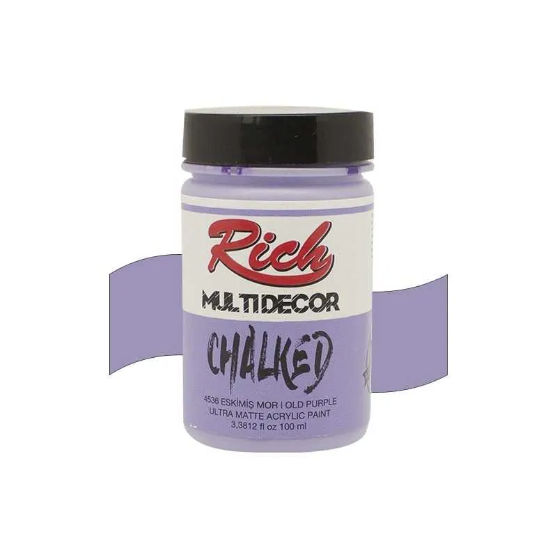 Rich - Rich Multi Decor Chalked – 4536:ESKİMİŞ MOR 100ml