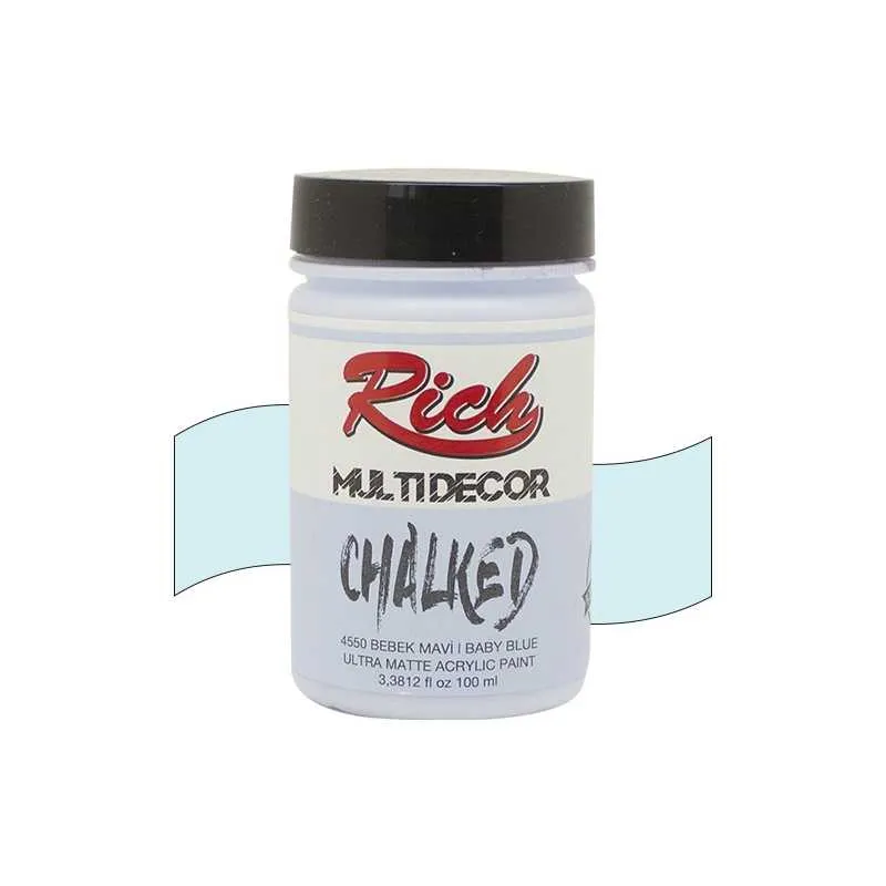 Rich - Rich Multi Decor Chalked – 4550:BEBEK MAVİ 100ml