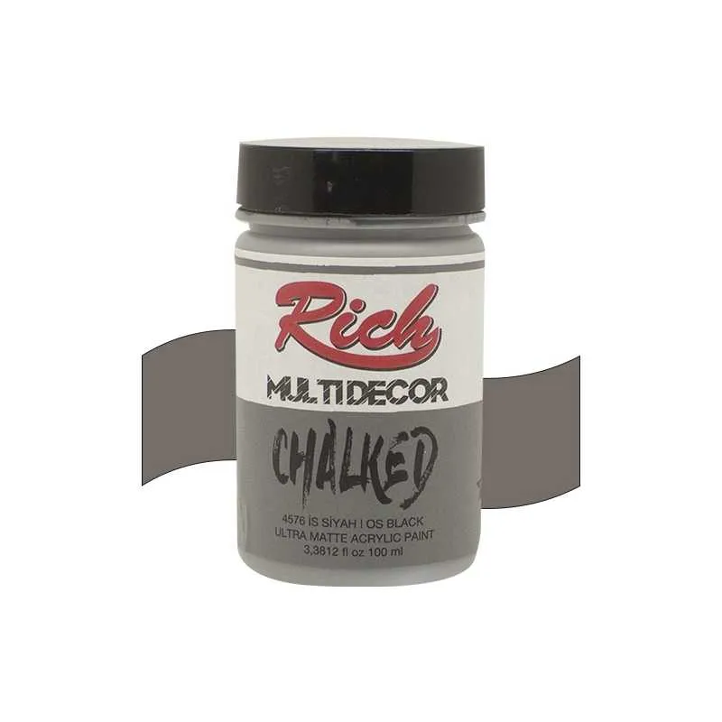 Rich Multi Decor Chalked – 4576:İS SİYAHI 100ml