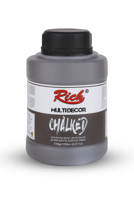 Rich Multi Decor Chalked – 4578:RETRO SİYAH 1250cc - Thumbnail