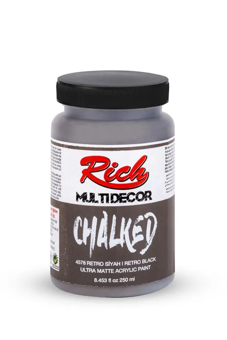 Rich Multi Decor Chalked – 4578:RETRO SİYAH 250ml