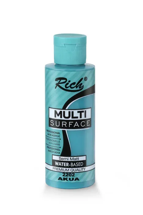 Rich Multi Surface Her Yüzey İçin Akrilik Boya AKUA/2202 120cc