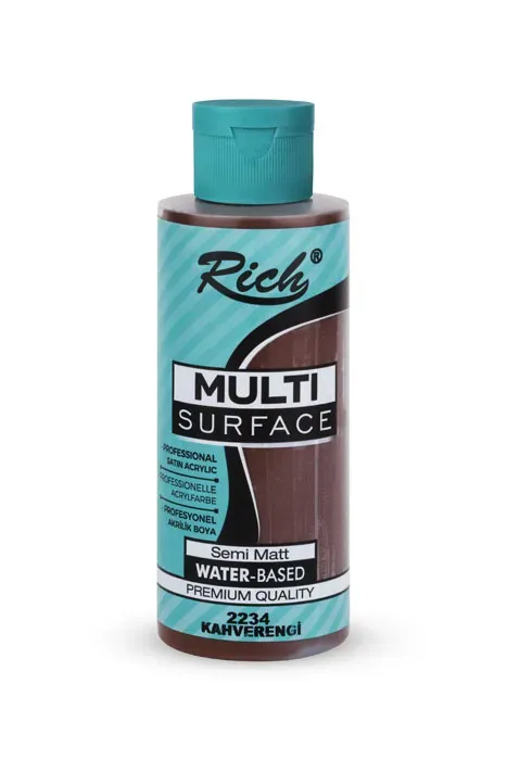 Rich Multi Surface Her Yüzey İçin Akrilik Boya KAHVERENGİ/2234 120cc