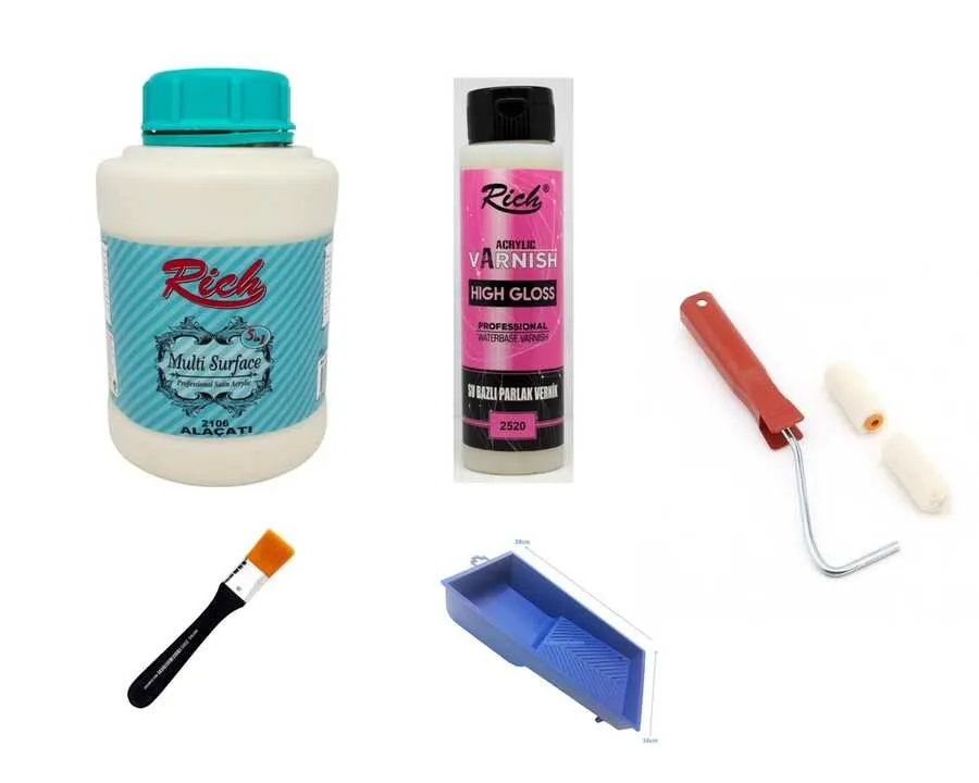 Rich Multisurface Mobilya Boyama Seti - ALAÇATI