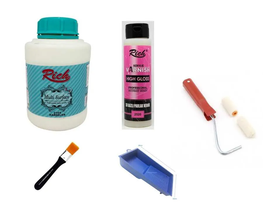 Rich Multisurface Mobilya Boyama Seti - KARDELEN
