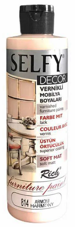 Rich - Rich Selfy Decor Kendinden Vernikli Boya - 814: ARMONİ 240cc