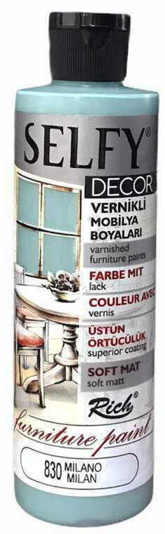 Rich - Rich Selfy Decor Kendinden Vernikli Boya - 830: MİLANO 240cc