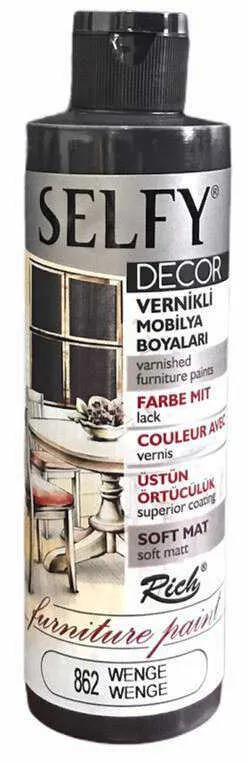 Rich Selfy Decor Kendinden Vernikli Boya - 862: WENGE 240cc - Thumbnail