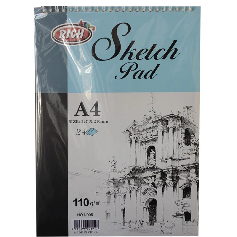 Rich - Rich Sketch Pad Eskiz Defteri 110gr 24yp A4