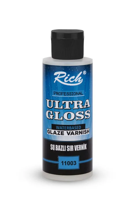Rich - Rich Ultra Gloss Su Bazlı Sır Vernik 120cc