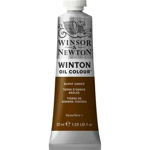 Winsor & Newton - Winsor & Newton Winton Yağlı Boya 200ml - Burnt Umber - 076